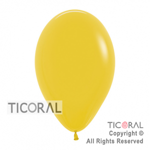 GLOBO S R12 FASHION 021 AMARILLO GIRASOL x 50  