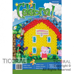 LIBRO DECORACION CON GLOBOS CELEBRA EDICION 18 SEMPERTEX x 1