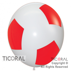 PIATA S R36 INF FASHION PELOTA FUTBOL BLANCO Y ROJO x 1