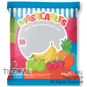 GOLO CARAMELO MASTICABLE FRUTALES 250gr MARENGO X100unidades x 1