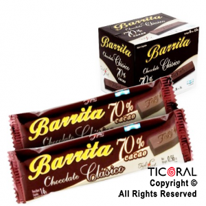 GOLO BARRITA CHOCOLATE CLASICA 70%  X 30 UNIDADES x 1