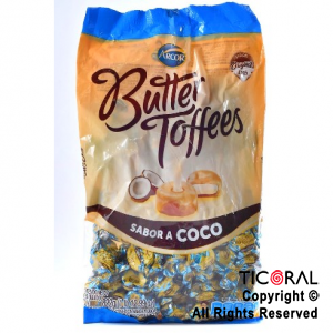 GOLO CARAMELO BUTTER TOFFEES RELLENO COCO X 822GR x 1