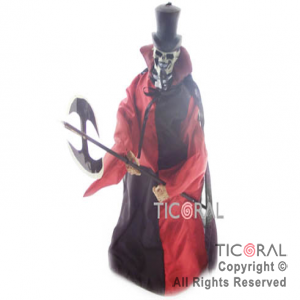 CALAVERA HS2274 CON GALERA Y HACHA HALLO x 1