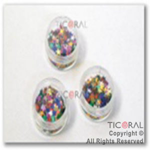 CONFETI HS1371 ESTRELLA MED MULTICOLOR x 3