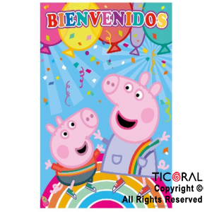 Peppa Pig, Mesa Fantasía, Cotillones  Peppa pig cumpleaños decoracion,  Fiesta tematica peppa pig, Fiesta de cumpleaños de peppa pig
