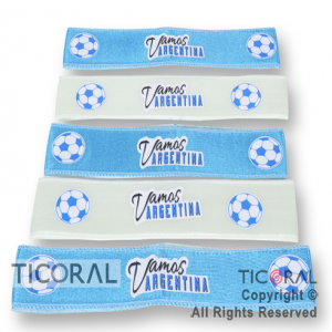 VINCHA ARGENTINA TELA x 5 VINCHA ARGENTINA TELA x 5