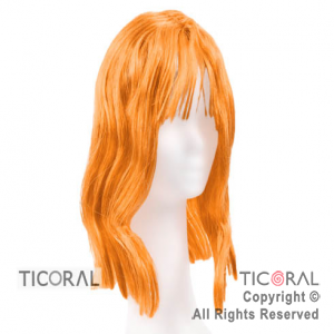 PELUCA POP NARANJA x 1