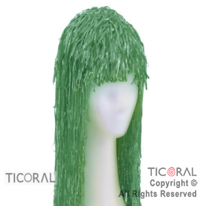 PELUCA PLASTICA LARGA VERDE x 1 PELUCA PLASTICA LARGA VERDE x 1