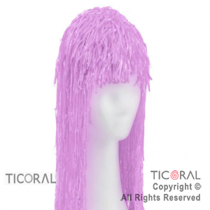 PELUCA PLASTICA LARGA LILA x 1 PELUCA PLASTICA LARGA LILA x 1