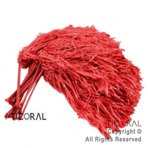 PORRA PLAST ROJA LLUVIA x 10 PORRA PLAST ROJA LLUVIA x 10