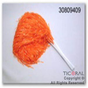 PORRA LARGA PLASTICA NARANJA x 10