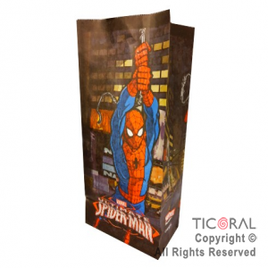 SPIDERMAN BOLSITA PAPEL 12.5X24.5CM x 10