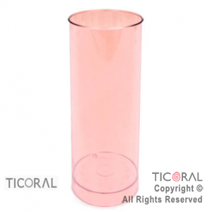 VASO TUBO ROSA X 60