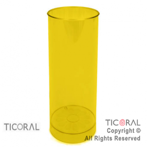 VASO TUBO AMARILLO X 60
