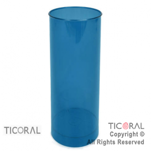 VASO TUBO AZUL X 60