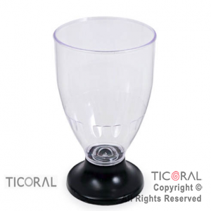 COPA DANUBIO BASE NEGRA (AGUA /VINO TINTO) X 156