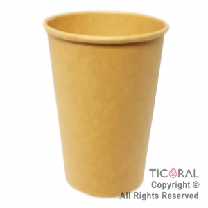 VASO POLIPAPEL KRAFT-ECOLOGICO MADERA 240CC X 8 UNIDADES