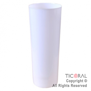 VASO TRAGO LARGO PP KV BLANCO 280CC X 10