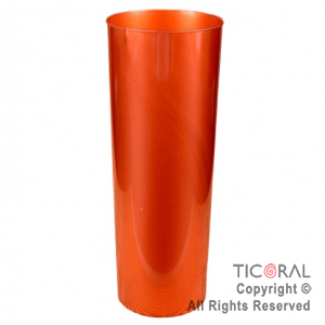 VASO TRAGO LARGO PP KV COBRE 280CC X 10