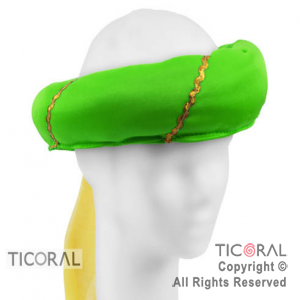 SOMB HS5388-2 TURBANTE VERDE CON TUL x 1
