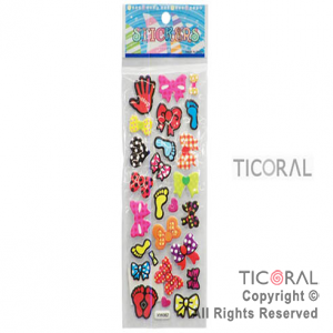 STICKER MO�OS/PIES/MANOS RELIEV HS4473-7 x 12