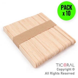 PALITOS DE HELADO NATURAL GRANDE 15cm X 50unid (PACK X 10)