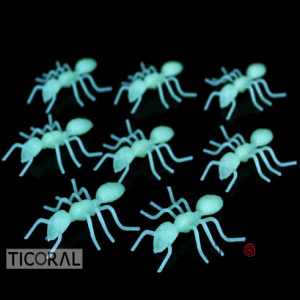 INSECTOS BRILLAN EN LA OSCURIDAD HS6519 GLOW IN THE DARK  X 8