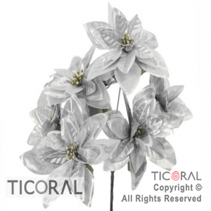 RAMO FLOR ESTRELLA FEDERAL PLATA 7 FLORES HS1296-1 x 1