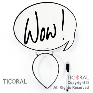 VINCHA VI�ETA  O PIZARRA CON MARCADOR HS7312 x 1