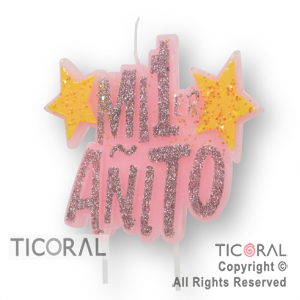 VELA MI PRIMER A�ITO ROSA HS8079 X 1