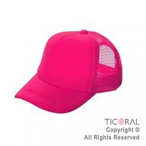 SOMBRERO GORRA TRUCKER FLUO NEON ROSA CAP x 1
