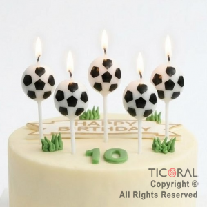VELA SET PELOTAS FUTBOL X 5 PIEZAS