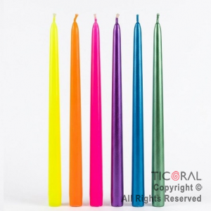 VELA 2335 VELON CUMPLEA�OS FINO MULTICOLOR x 6
