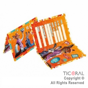 ZOOTOPIA INVITACION GRANDE x 10