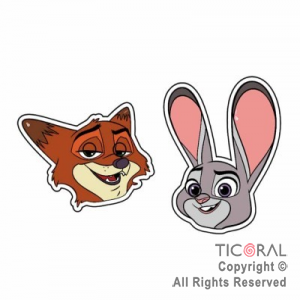 ZOOTOPIA ANTIFAZ MASCARA x 10