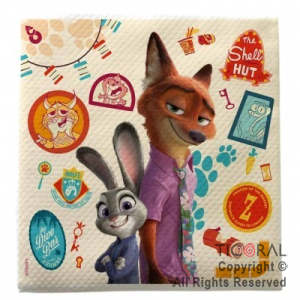 ZOOTOPIA SERVILLETAS PREMIUM x 20