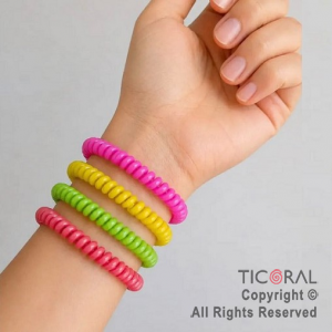 PULSERA CABLE FLUO NEON x 100