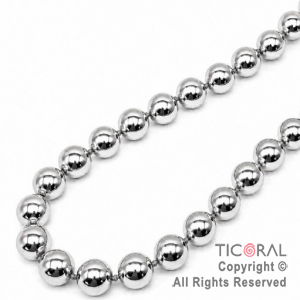 COLGANTE COLLAR DE CUENTAS PLATA SET X 4