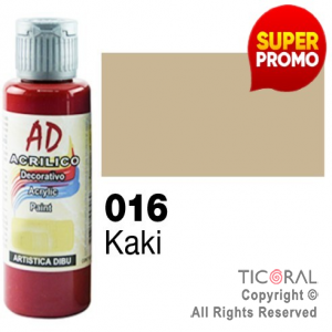 ACRIL.DECOR.AD 016 KAKI 60ML X 6 UNIDADES