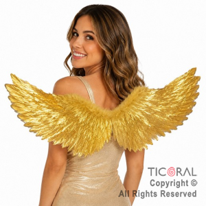 ALAS CON PLUMAS ORO PREMIUM
