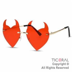 ANTEOJO DIABLITA ROJO x 1