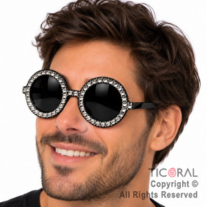 ANTEOJO LENNON BORDE STRASS NEGRO