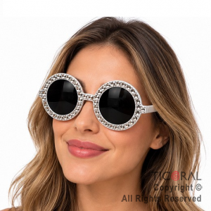ANTEOJO LENNON BORDE STRASS BLANCO