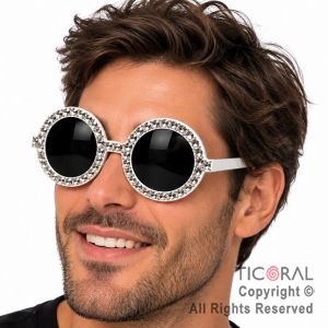 ANTEOJO LENNON BORDE STRASS BLANCO