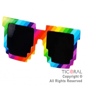 Anteojo pixel multicolor X 1