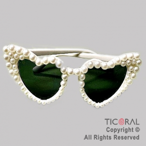 ANTEOJO CORAZON PERLAS PREMIUM BLANCAS x 1
