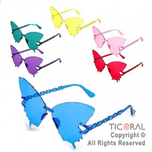 ANTEOJO MARIPOSA ACRILICO x 1