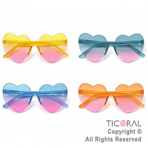 ANTEOJO CORAZON DEGRADE COLORES SURTIDOS X 1