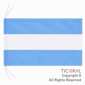BANDERA ARGENTINA 60 CM  X 100 CM  FISELINA
