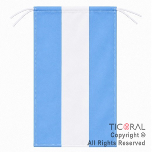 BANDERA ARGENTINA 60 CM  X 100 CM  FISELINA